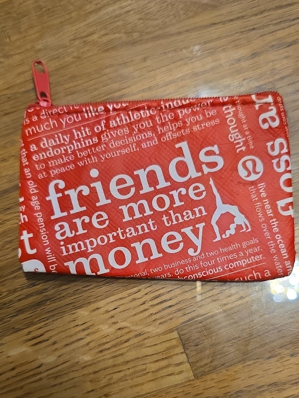 Vintage Lululemon Manifesto Card Holder